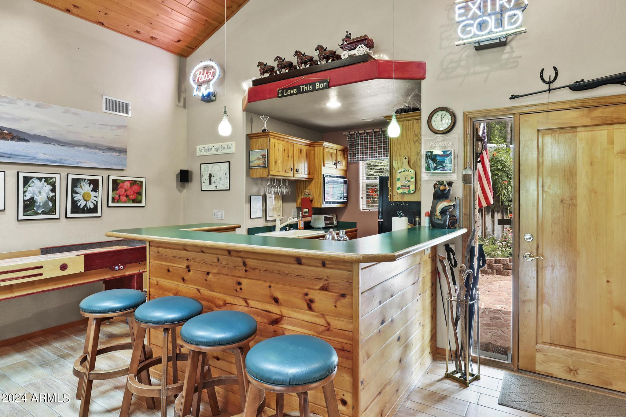 4678 Bear Flat Road Payson, AZ 85541 - Photo 14 of 76 Game Room Bar/Kitchenette