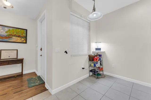 a view of storage and utility room in empty room