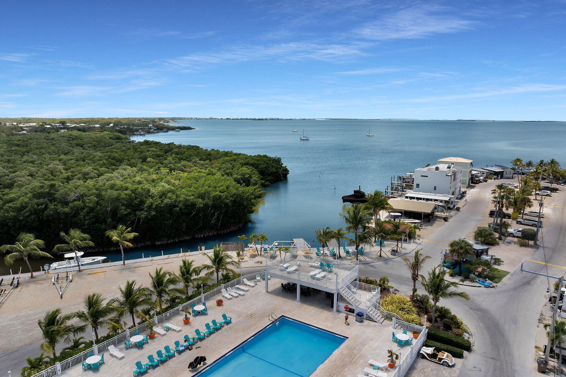 325 Calusa Street, Unit 250 Key Largo, FL 33037 - Photo 32 of 63 an aerial view of a house with a yard