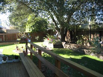 2329 Floral Way Santa Rosa, CA 95403 - Photo 6 of 8 a view of a wooden floor with a yard
