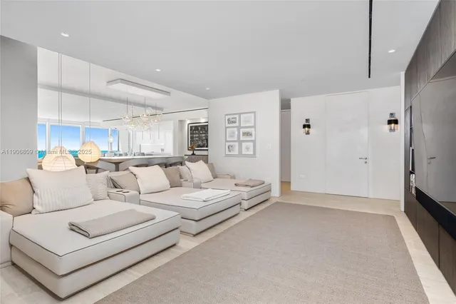 a bedroom with a bed and furniture