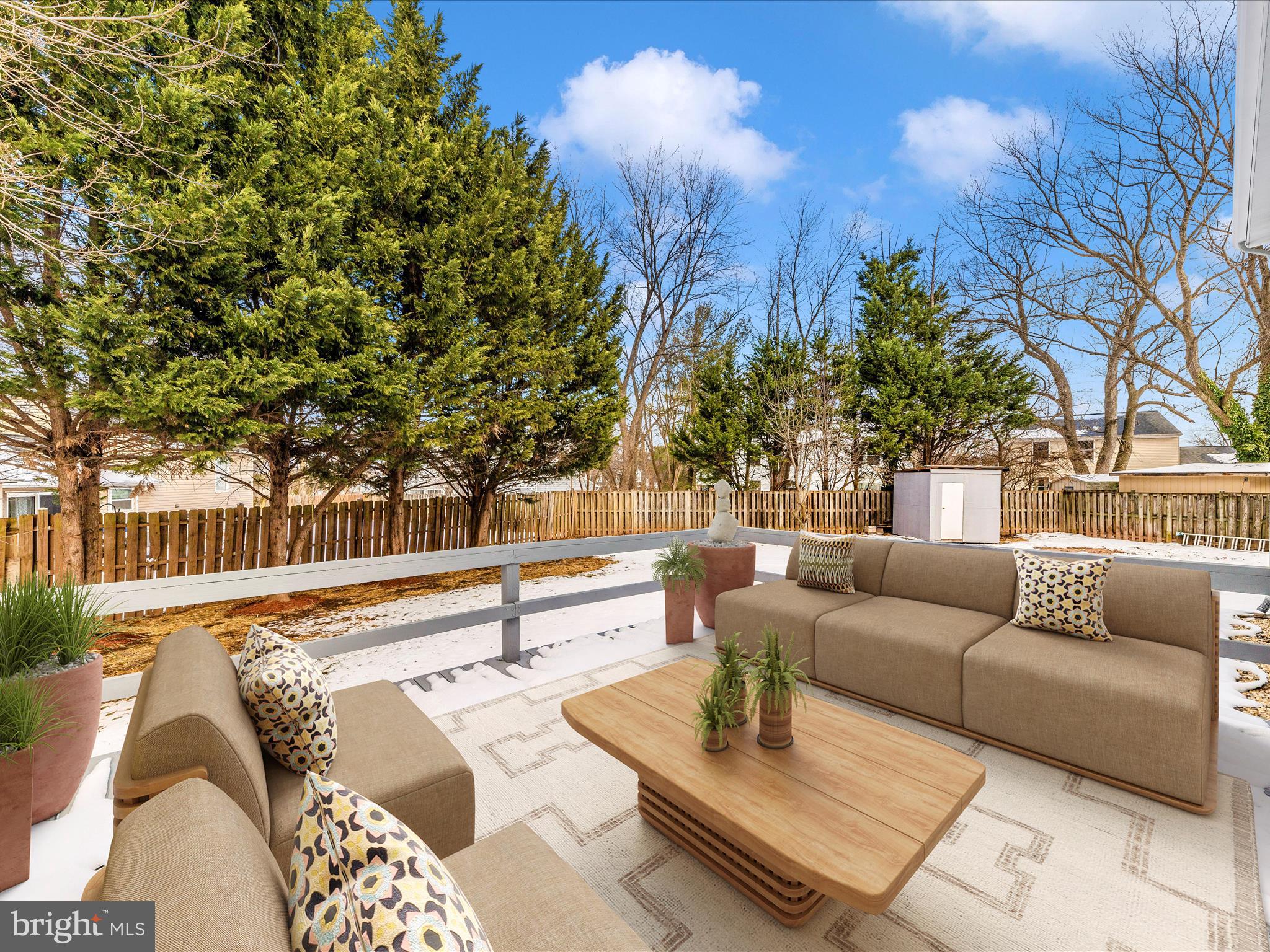 1381 Fox Run Court Frederick, MD 21703 - Photo 51 of 56 Back Deck Virtual Staging