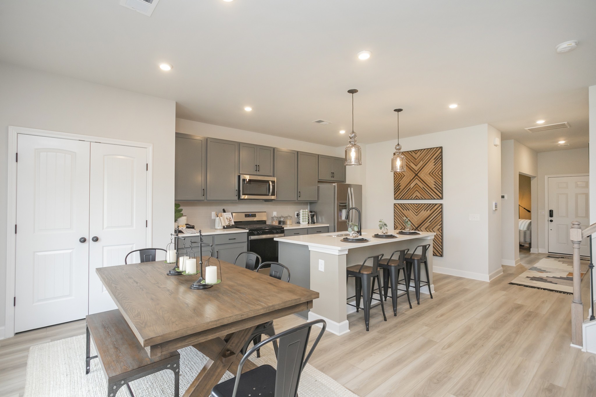 321 Ellis Lane Lebanon, TN 37087 - Photo 8 of 30 a kitchen with a table and chairs in it