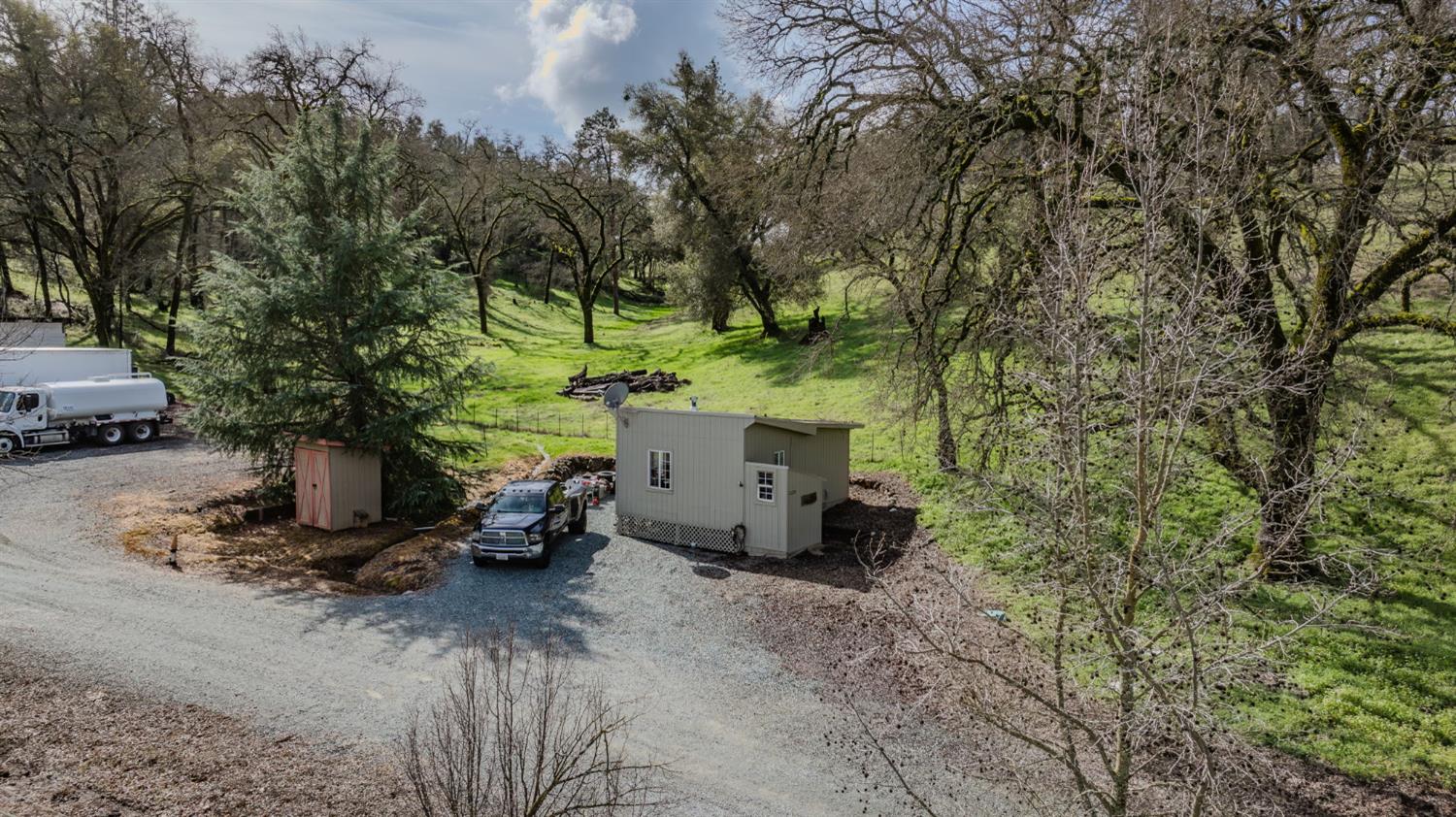 15900 Highway 88 Jackson, CA 95642 - Photo 45 of 48 a view of backyard with a table and chairs and a large tree