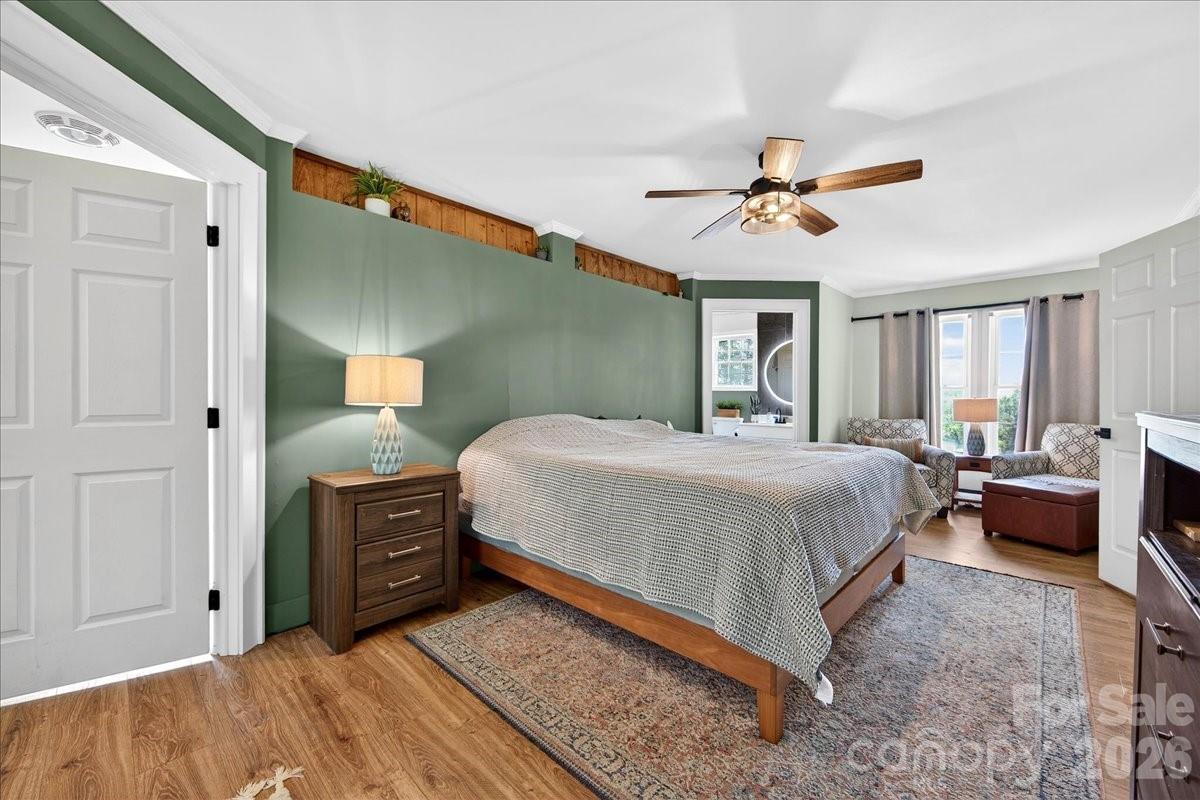 4624 South Olivers Cross Road Maiden, NC 28650 - Photo 18 of 48 a bedroom with a bed dresser and a window