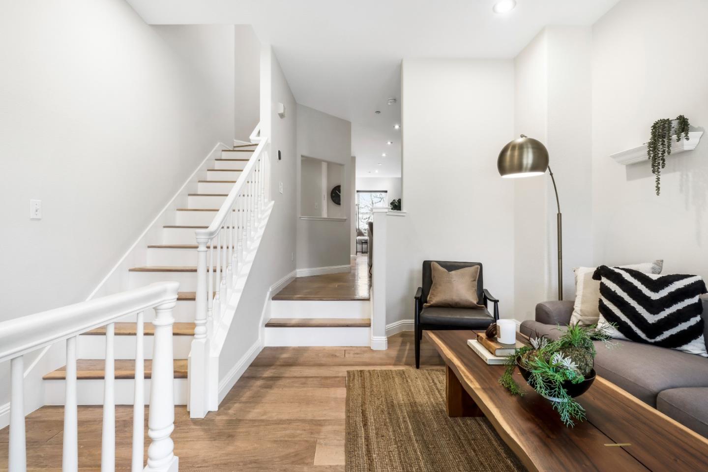155 Pacchetti Way Mountain View, CA 94040 - Photo 6 of 35 a view of a living room with furniture and wooden floor