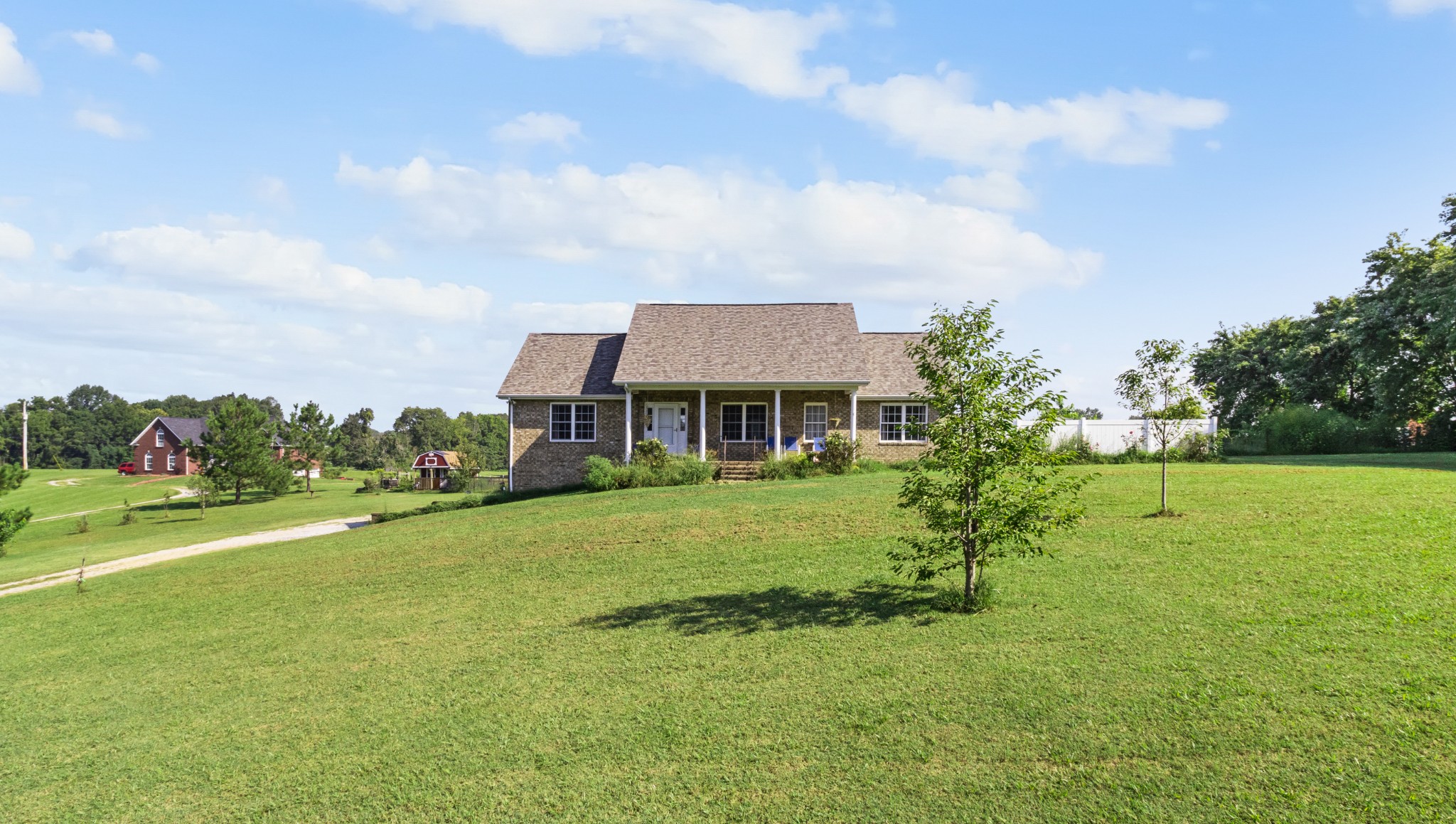 3382 Anderson Road Cedar Hill, TN 37032 - Photo 4 of 41 an aerial view of a house