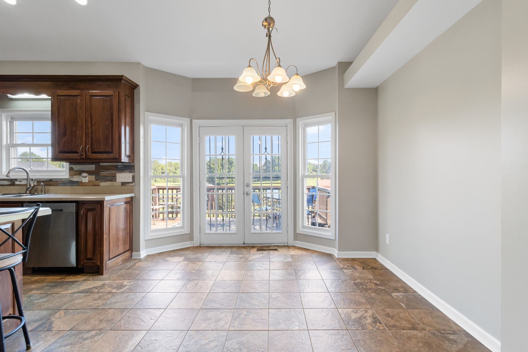 3382 Anderson Road Cedar Hill, TN 37032 - Photo 10 of 41 a view of a kitchen with a stove cabinets and a kitchen