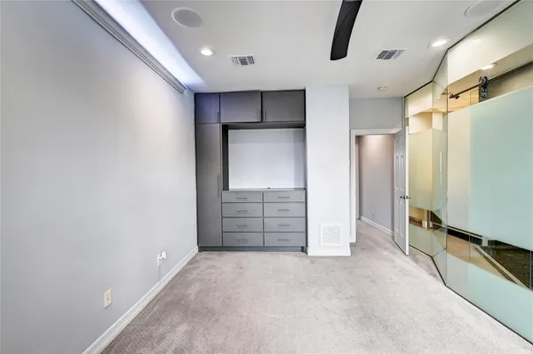 a view of an empty room