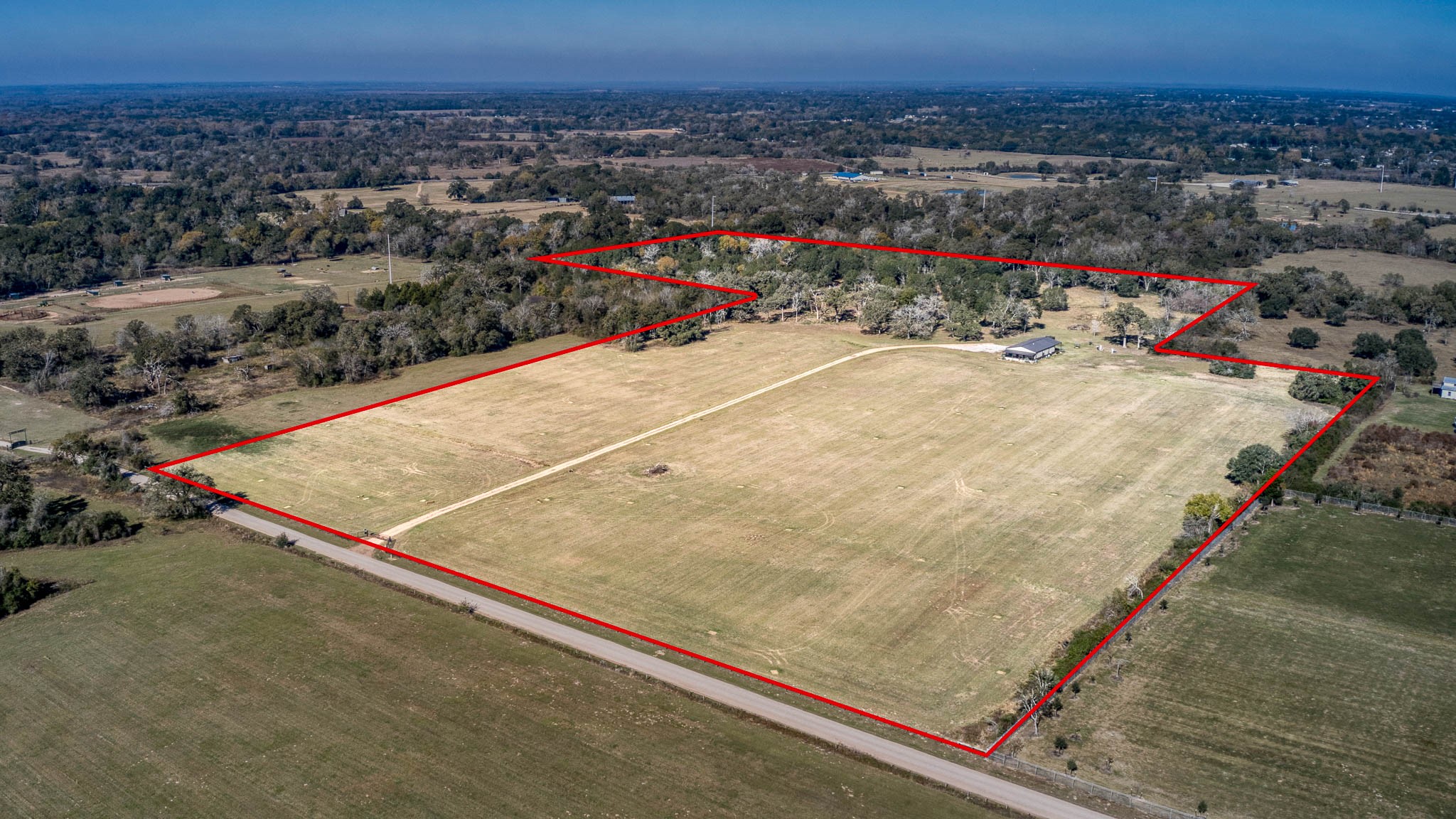 40934 Thomas Lane Hempstead, TX 77445 - Photo 2 of 50 Approx. 50% open and 50% scattered trees & wooded.