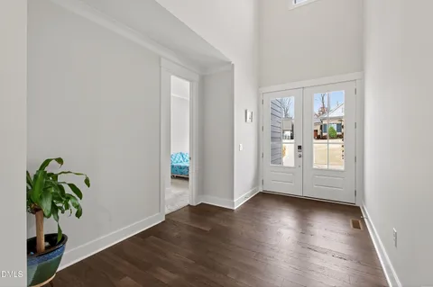 a large kitchen with stainless steel appliances lots of counter space