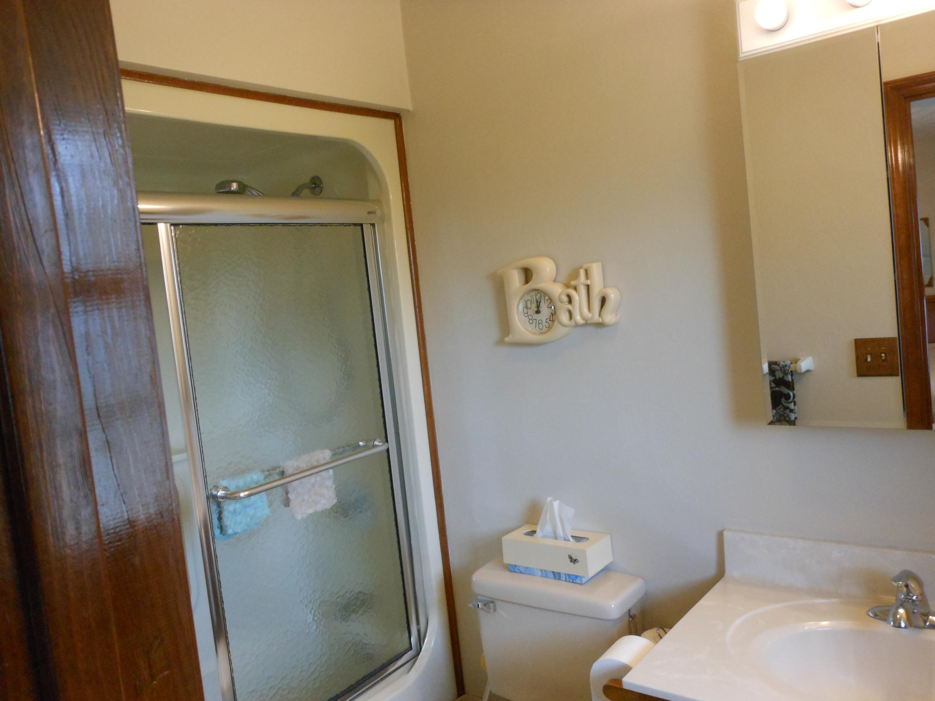 2767 Rutrough Road Southeast Roanoke, VA 24014 - Photo 11 of 36 a bathroom with a sink and mirror with toilet