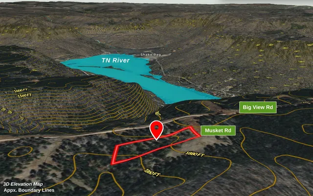 $150,000 | Lot 1326 Musket Road, Guild, TN 37340