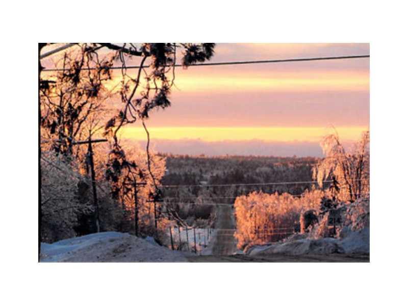 1263 Ayers Junction Road Charlotte, ME 04666 - Photo 10 of 33 View. Sunrise during the last ice storm.