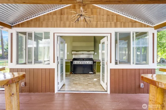 a view of a entryway door front of house