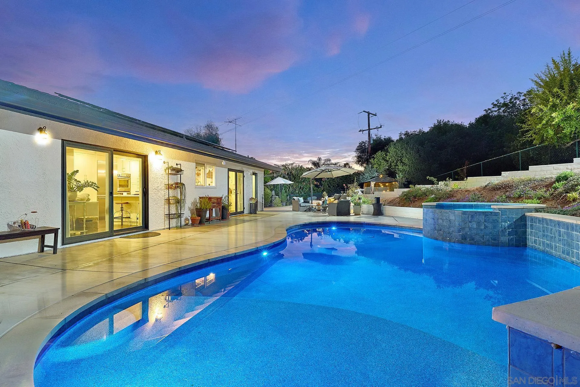 660 Via Rancho Parkway Escondido, CA 92029 - Photo 2 of 37 a view of swimming pool with seating area and furniture