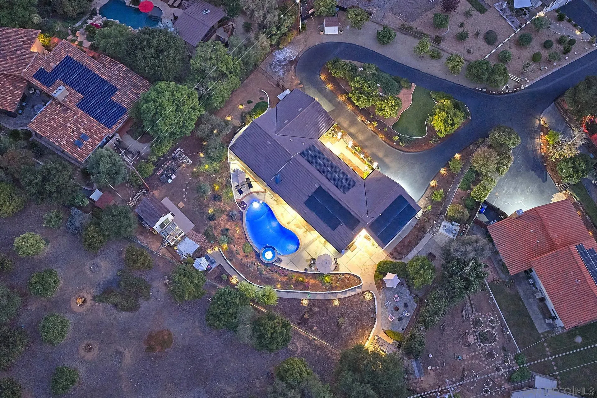 660 Via Rancho Parkway Escondido, CA 92029 - Photo 34 of 37 an aerial view of a house