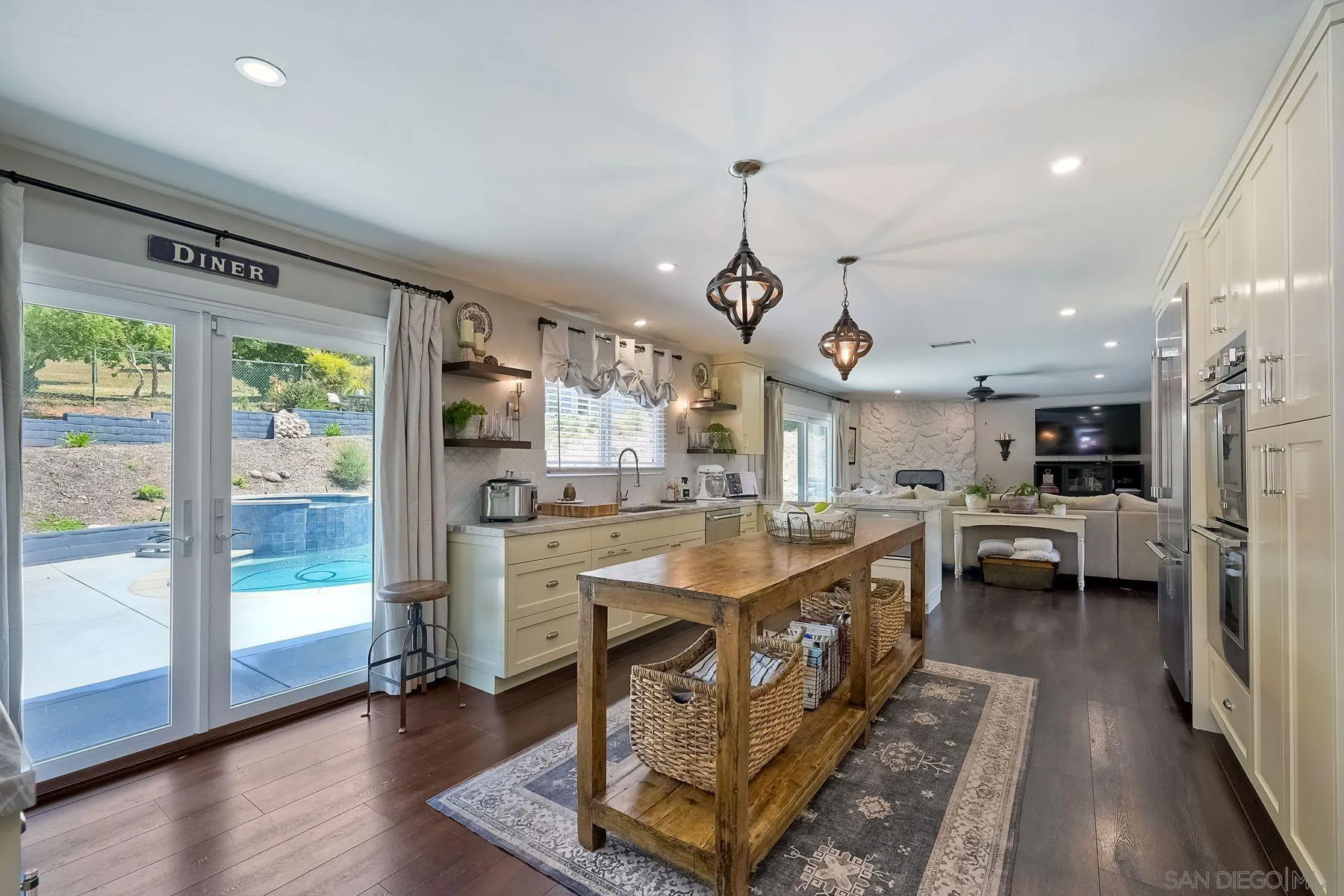 660 Via Rancho Parkway Escondido, CA 92029 - Photo 6 of 37 a kitchen with stainless steel appliances granite countertop a sink a stove and a refrigerator