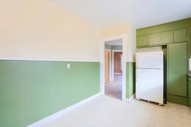 a view of a room with door