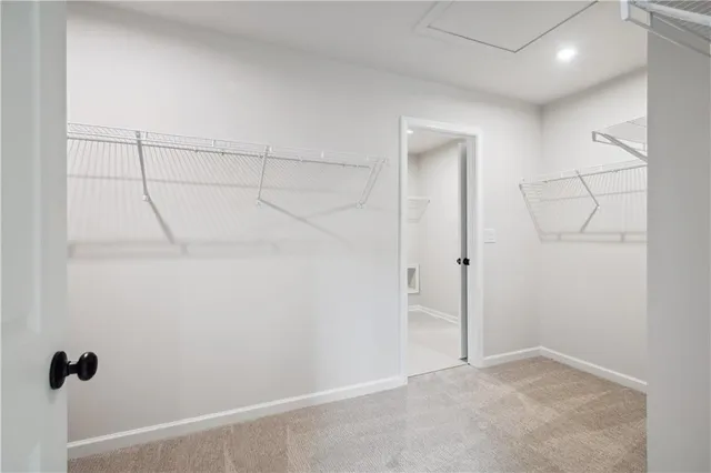 an empty room with a empty space