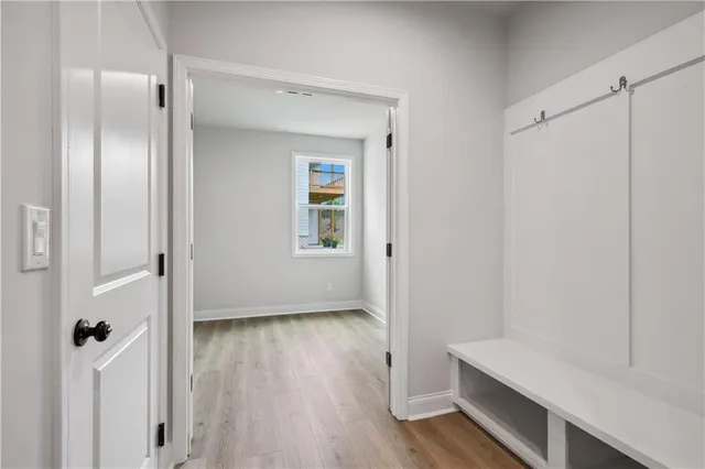 a view of an empty room