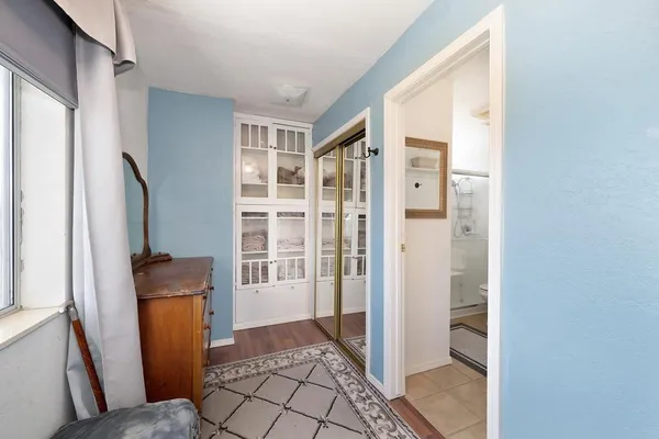 a view of closet area