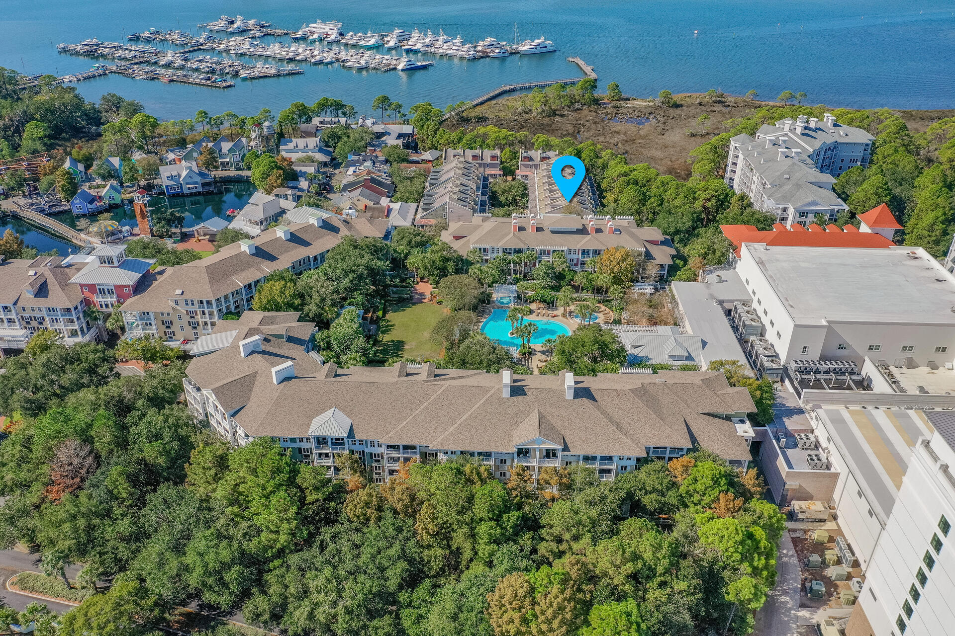 9201 Market Street Inn, Unit 162 Miramar Beach, FL 32550 - Photo 65 of 67 an aerial view of multiple house