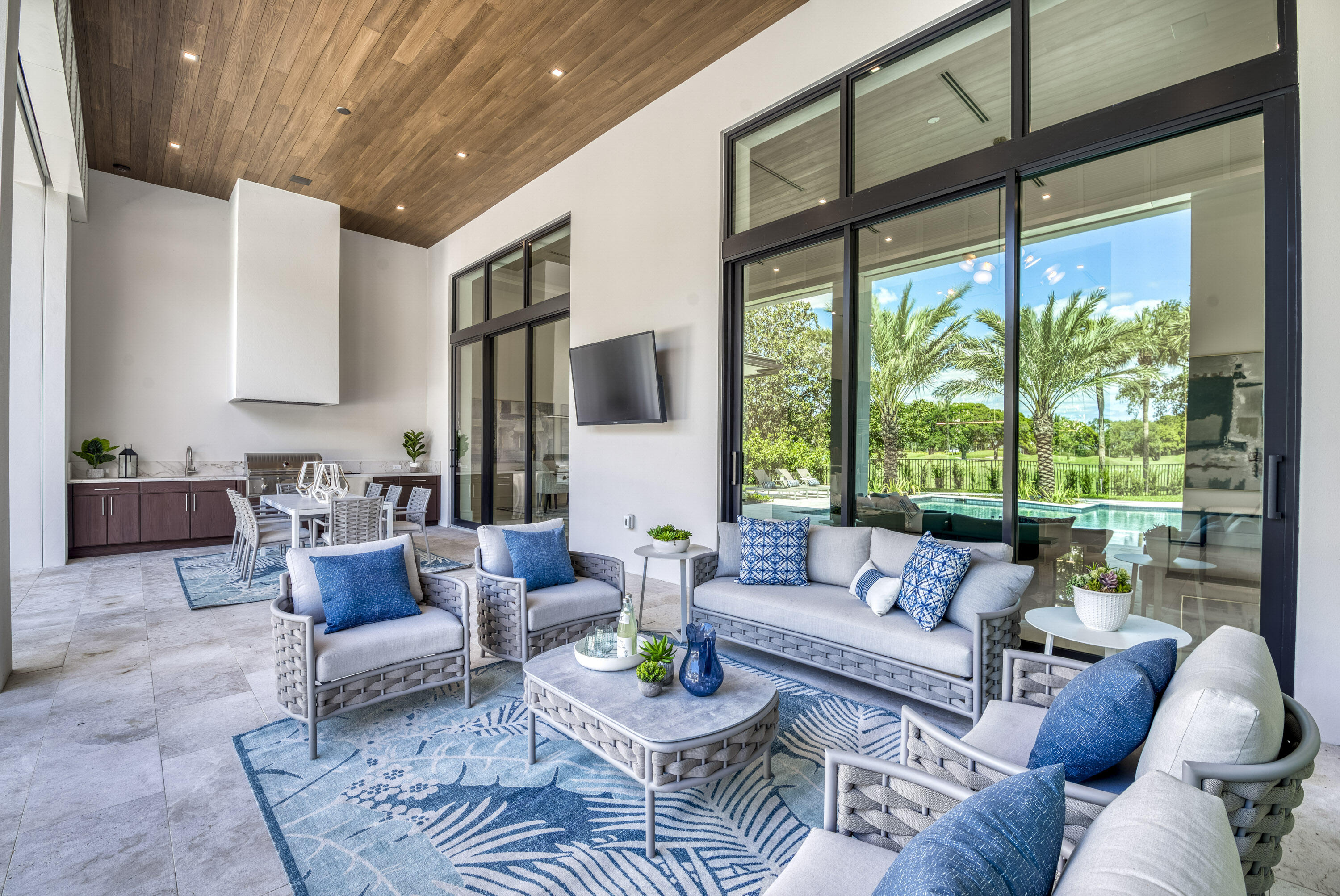 119 Clipper Lane Jupiter, FL 33477 - Photo 59 of 63 a living room with furniture and a large window