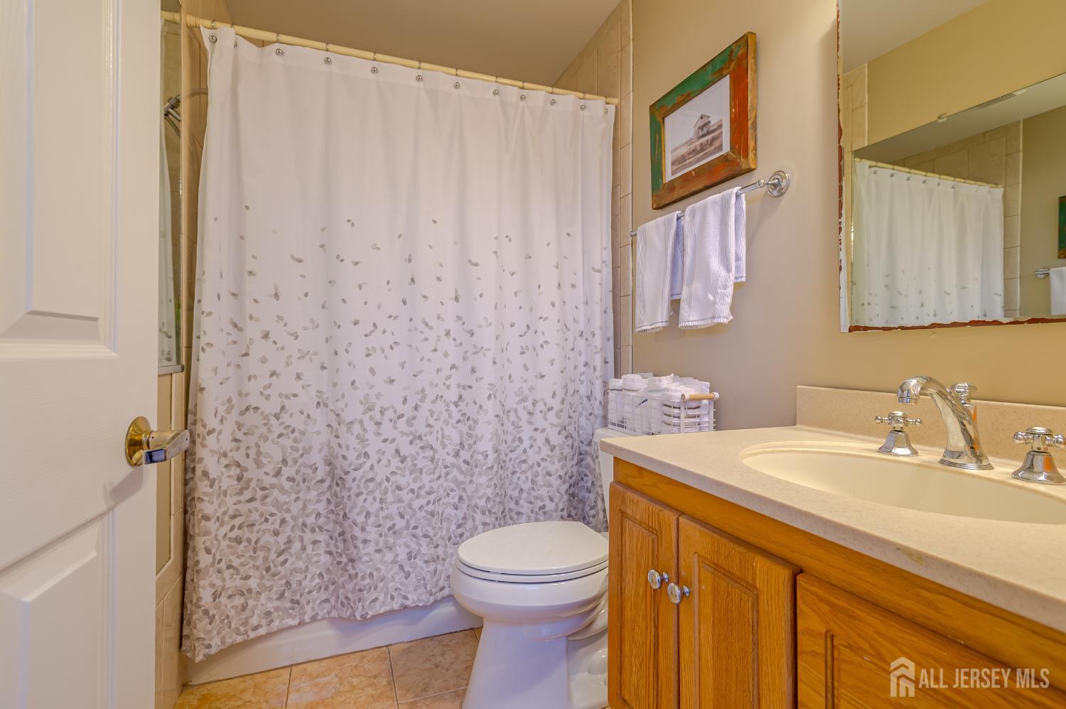 32 Springwood Court Princeton, NJ 08540 - Photo 22 of 26 a bathroom with a sink a toilet and shower