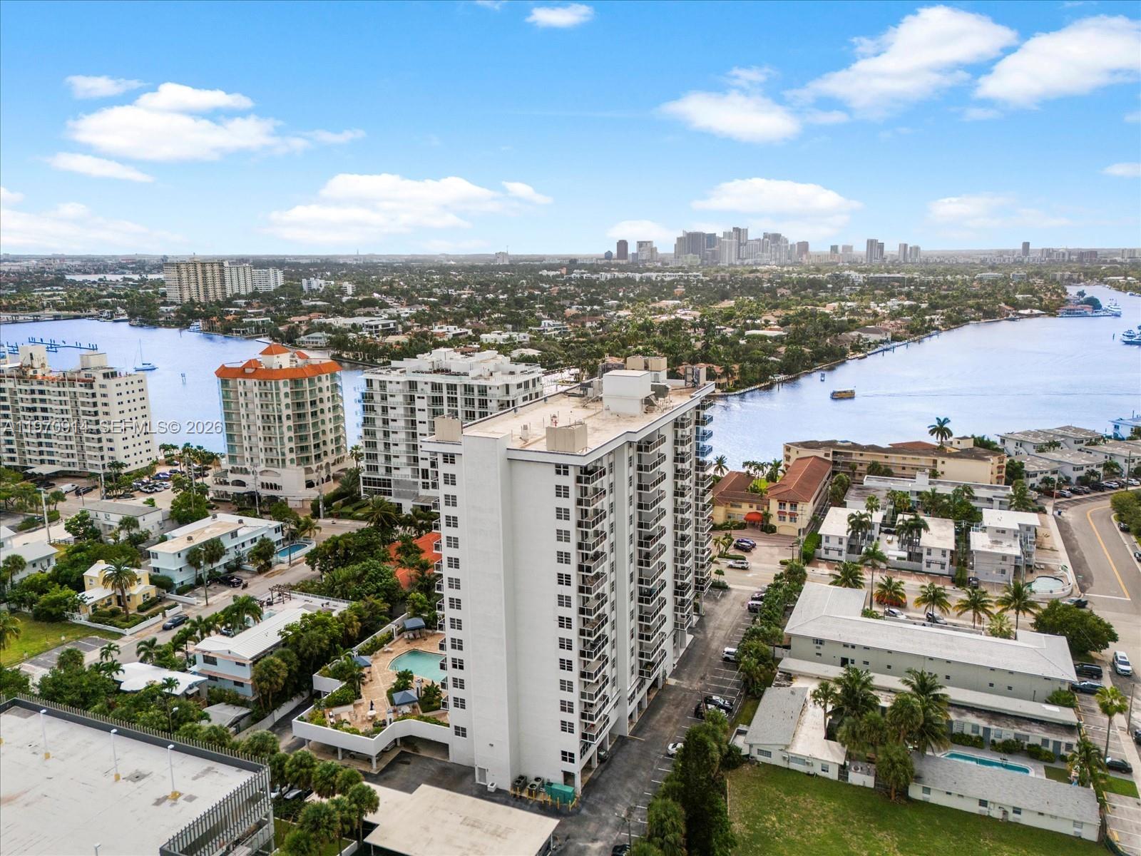 336 North Birch Road, Unit PH Fort Lauderdale, FL 33304 - Photo 61 of 68 an aerial view of city