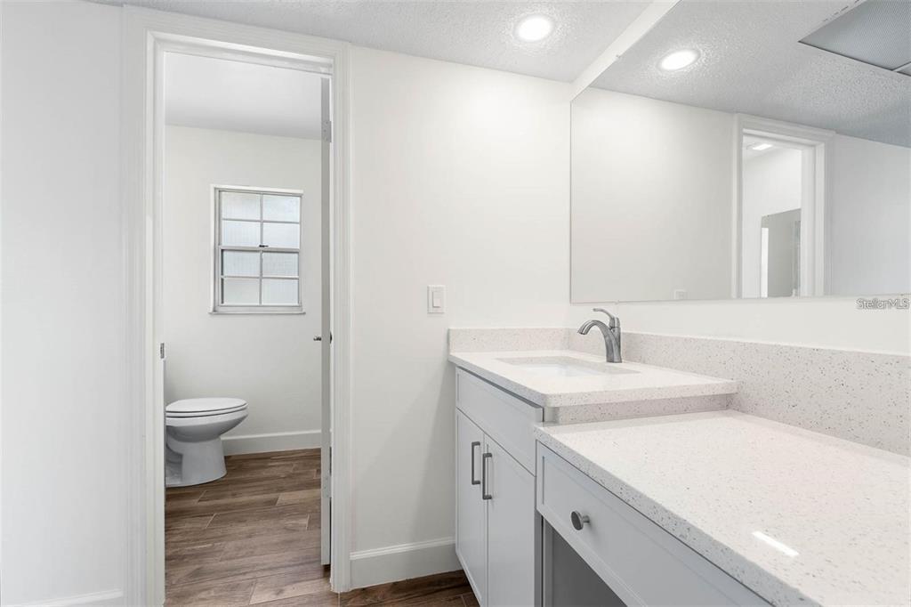 8323 Banyan Boulevard Orlando, FL 32819 - Photo 10 of 20 a bathroom with a sink a toilet and a mirror