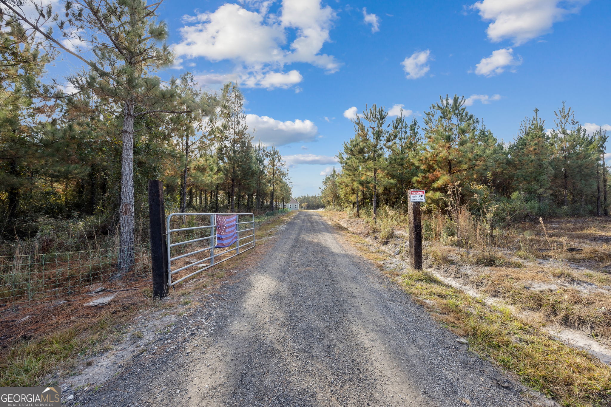 691 Oak Well Road Kingsland, GA 31548 - Photo 70 of 82 a view of a yard with trees on both side of the road