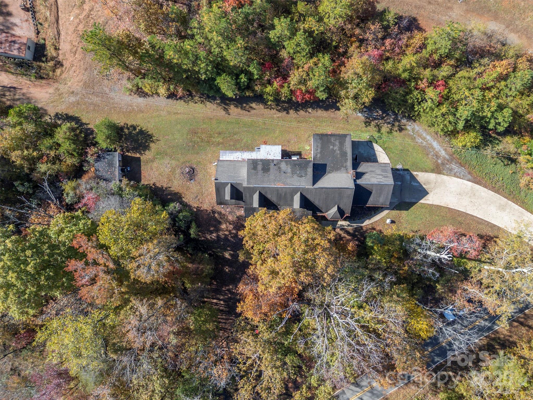334 Bridge Road Ellenboro, NC 28040 - Photo 45 of 48 an aerial view of a house with yard and outdoor seating