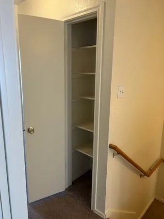 a view of walk in closet