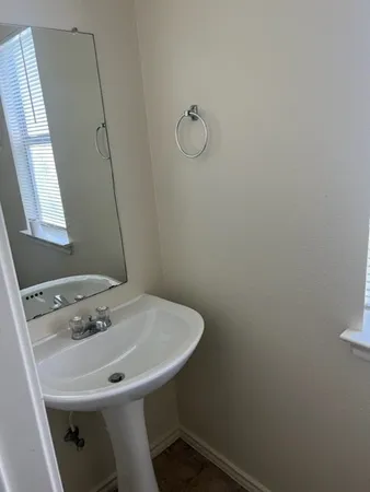 a view of a backyard with a garden