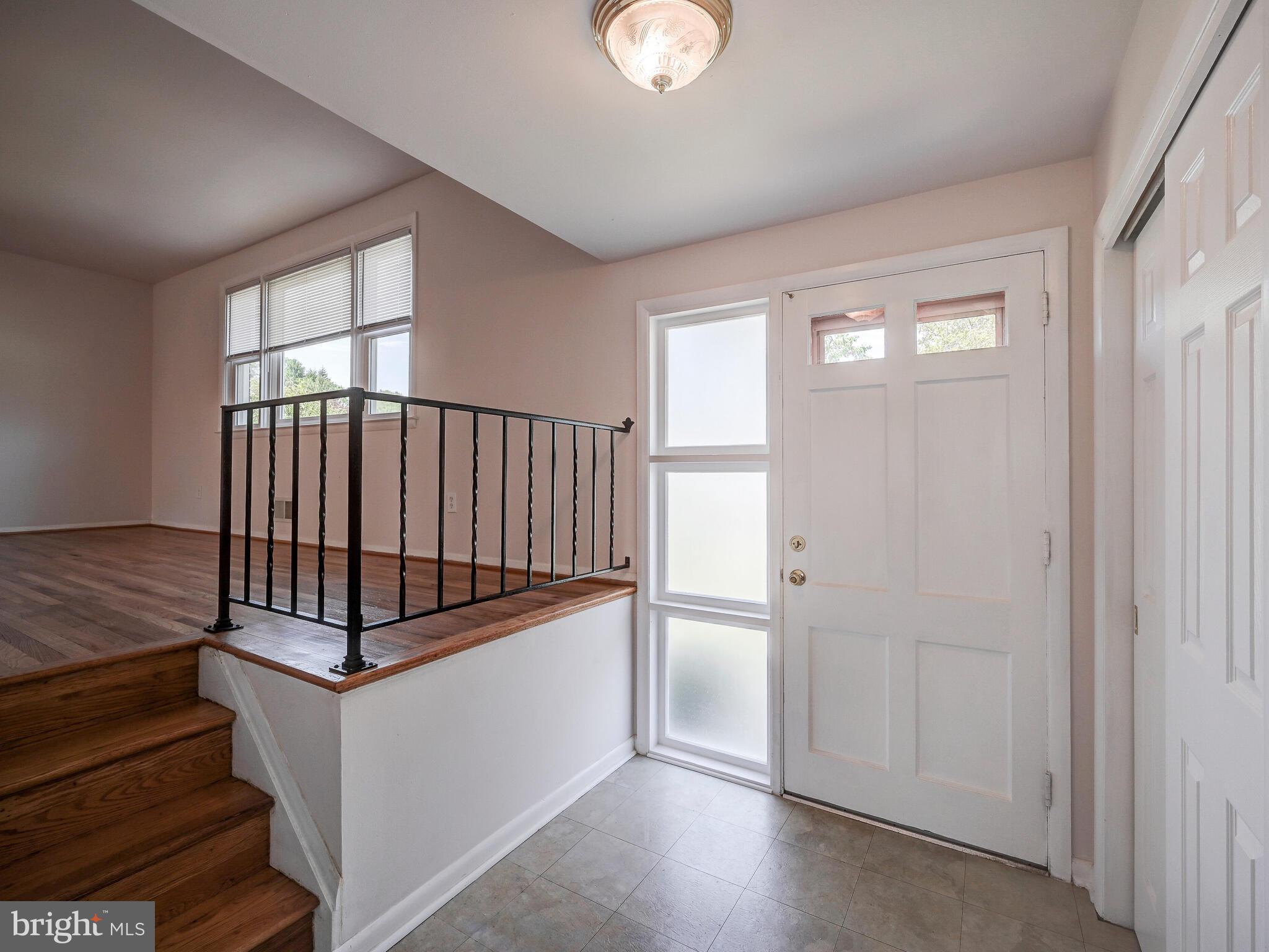 Foyer opens to Living Room