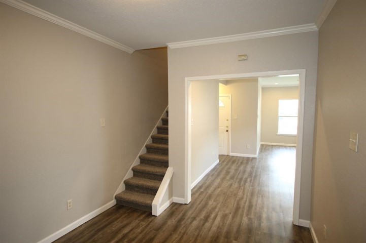 2612 Isabella Street Houston, TX 77004 - Photo 22 of 40 a view of entryway with wooden floor