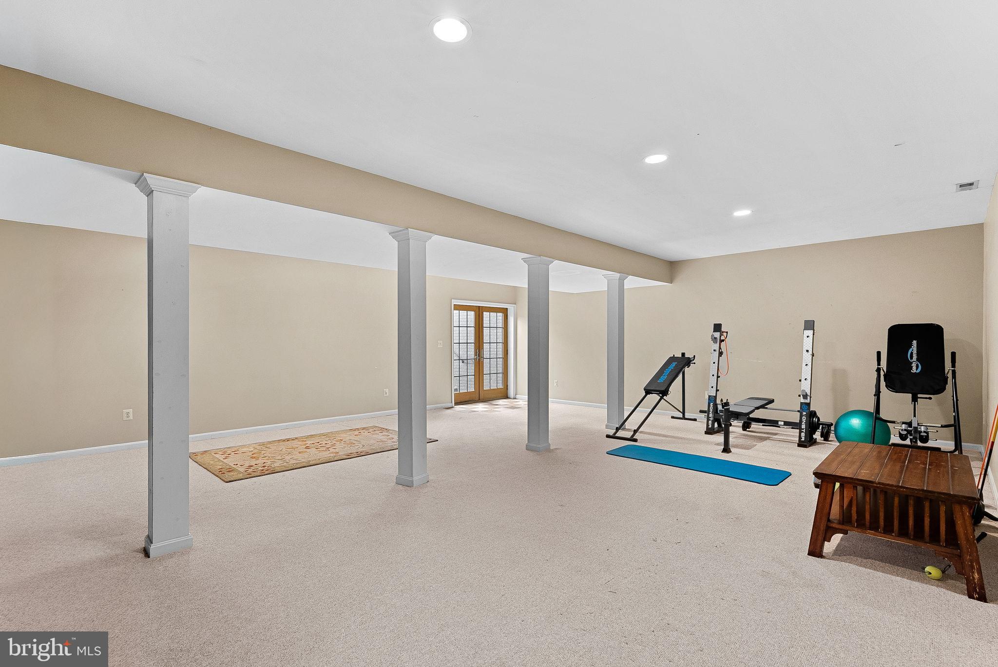 18837 Trinity Church Road Purcellville, VA 20132 - Photo 45 of 73 Spacious home gym with natural light.