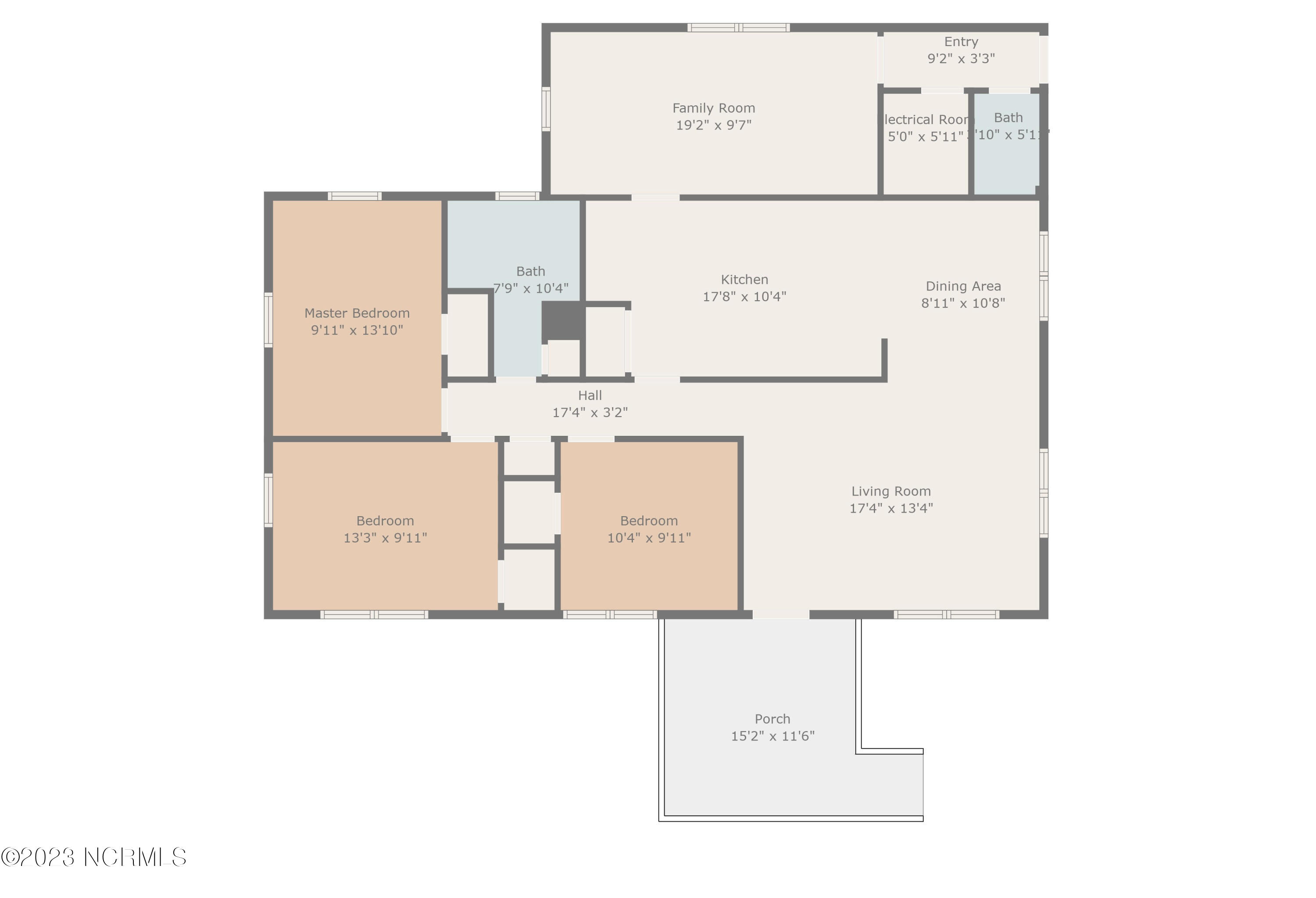 405 Utica Road Jacksonville, NC 28540 - Photo 33 of 33 floor plan