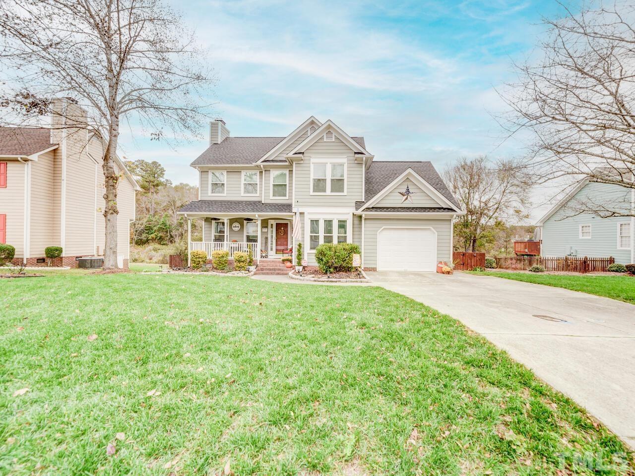 4209 Willow Lake Road Raleigh, NC 27616 - Photo 49 of 54 a view of a house with a yard and pathway