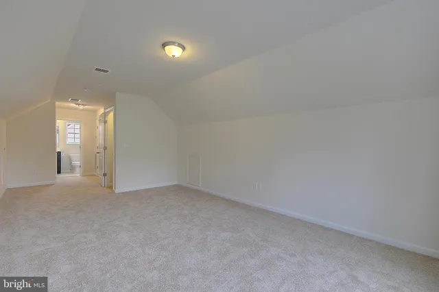 a view of empty room