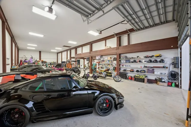 a view of a building with a street