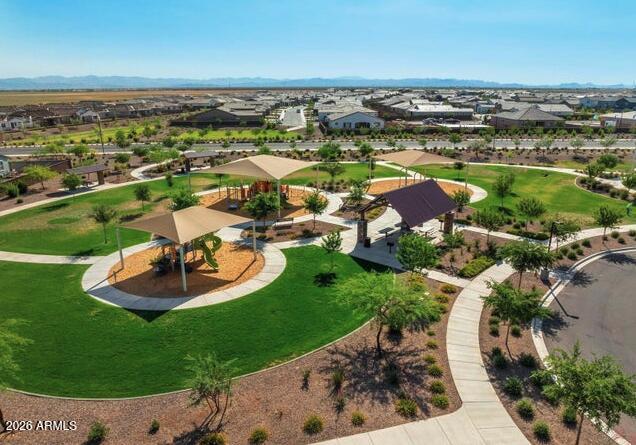 2426 Grenache Road San Tan Valley, AZ 85143 - Photo 27 of 29 an aerial view of residential houses with outdoor space