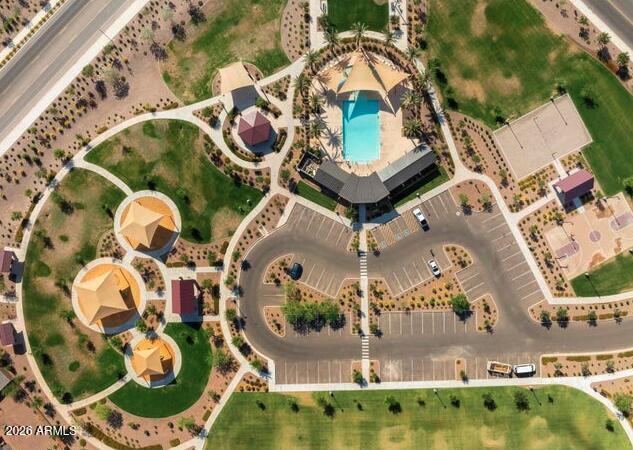 2426 Grenache Road San Tan Valley, AZ 85143 - Photo 29 of 29 an aerial view of a highlighted house