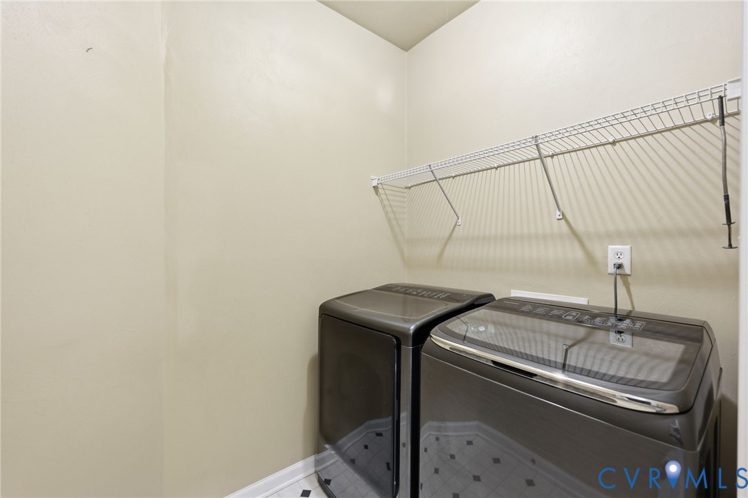 14719 Clover Ridge Lane Chesterfield, VA 23832 - Photo 32 of 36 Dedicated laundry area with durable tile flooring