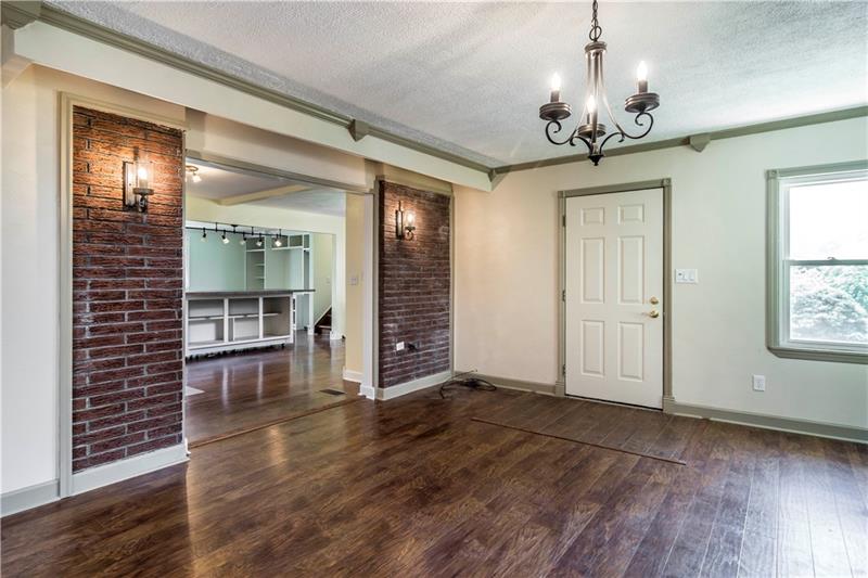 581 Arden Road Washington, PA 15301 - Photo 13 of 25 More brick detail and sconces for a touch of rustic elegance.