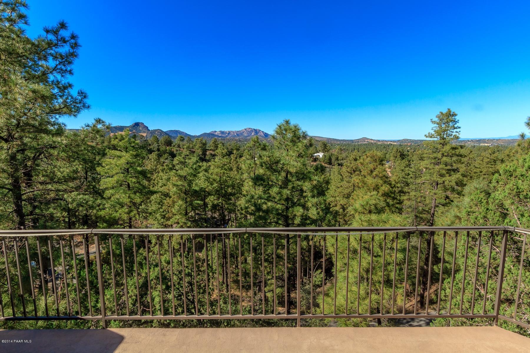 1380 East Valley View Road Prescott, AZ 86303 - Photo 6 of 36 a view of a balcony with an ocean view