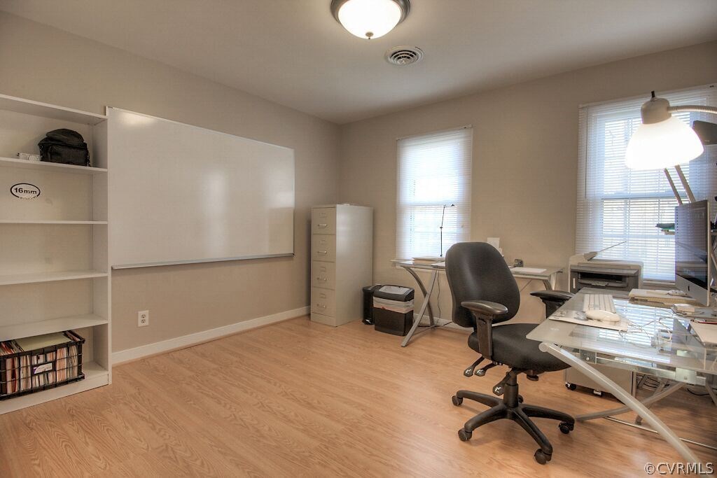 13325 Lady Ashley Road Midlothian, VA 23114 - Photo 22 of 31 a view of a workspace with furniture and a window