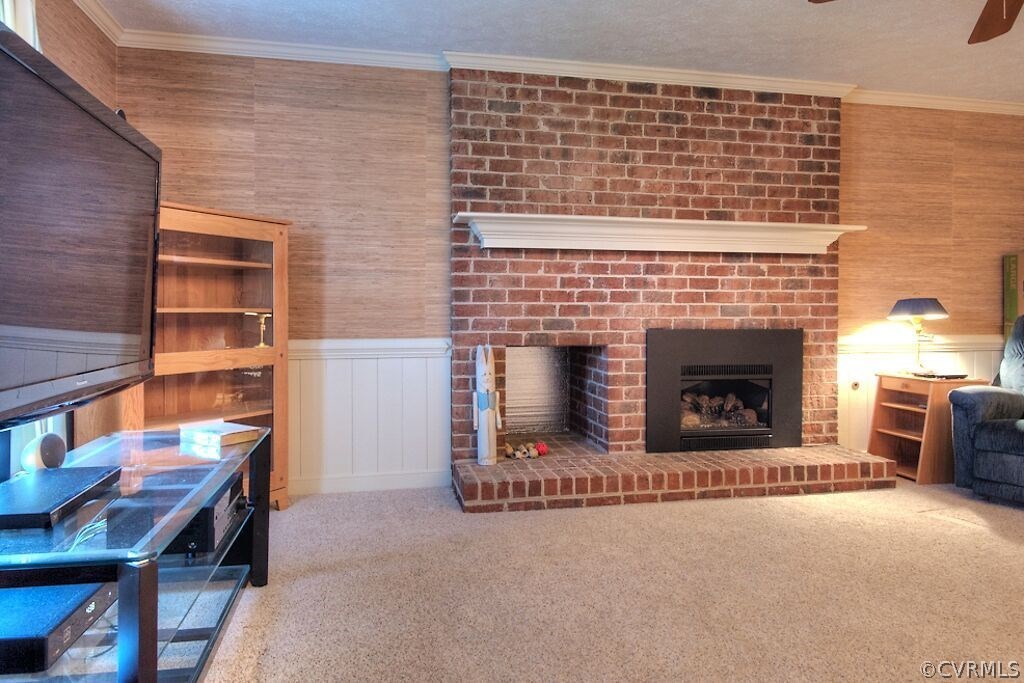 13325 Lady Ashley Road Midlothian, VA 23114 - Photo 4 of 31 a living room with furniture and a fireplace
