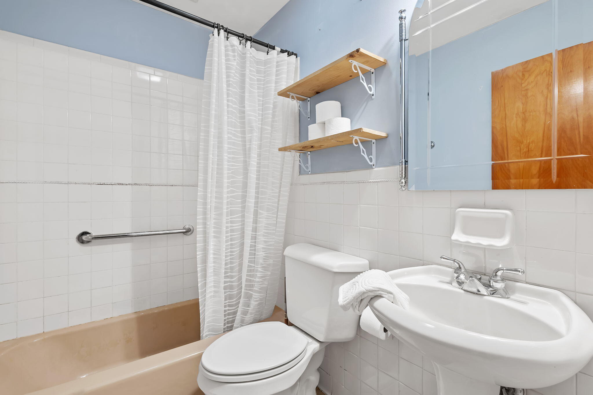 228 Weblos Trail Valparaiso, IN 46385 - Photo 24 of 29 a bathroom with a sink toilet and shower